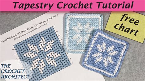 crochet tapestry in rows